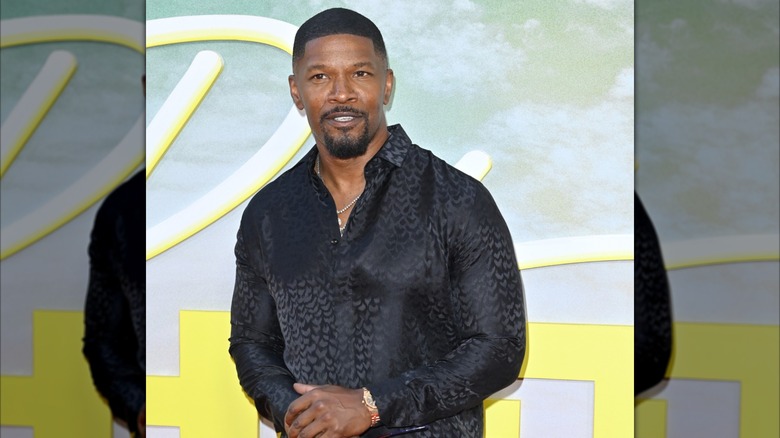 Jamie Foxx at the premiere of "Day Shift"