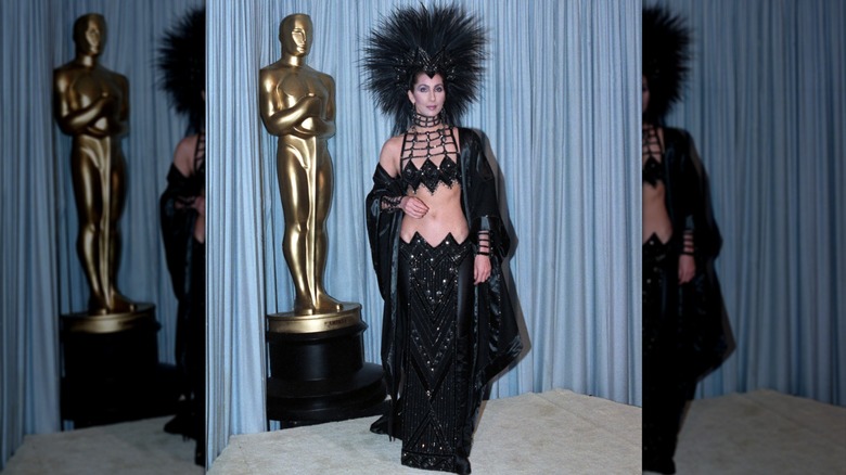 Cher at the 58th Academy Awards in 1986
