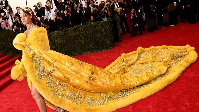 Rihanna at the 2015 Met Gala