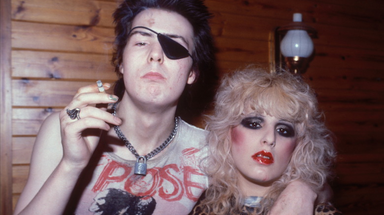 Sid Vicious with girlfriend Nancy Spungen