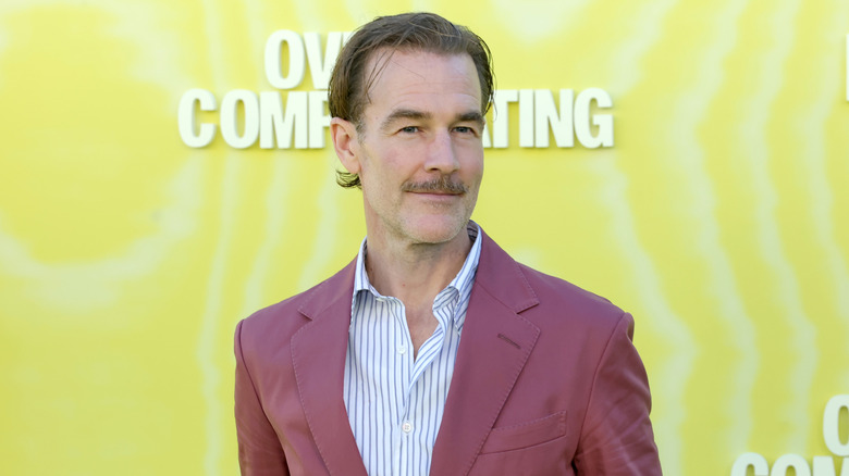 James Van Der Beek at a red carpet event in 2025.