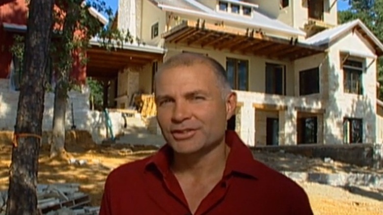 HGTV "Dream Home" host in front of 2005 Dream Home house