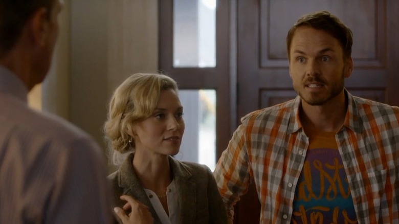 Hilarie Burton and Paul Campbell in "Surprised by Love"