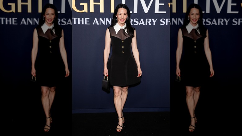Lucy Liu posing