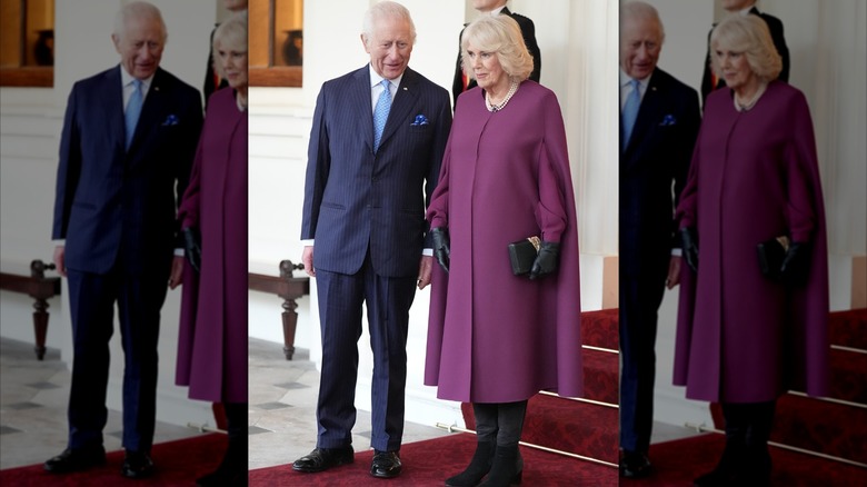 King Charles and Queen Camilla bid farewell to the Emir of Qatar