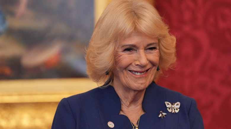 Queen Camilla 2025 close-up