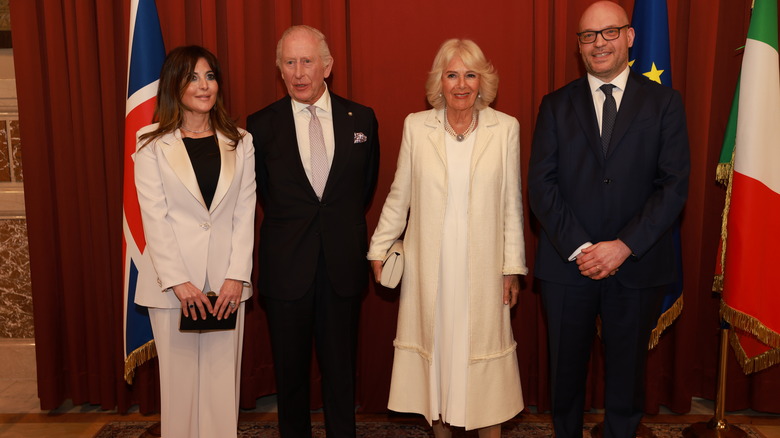 King Charles and Camilla, Queen Consort at the Italian Parliament