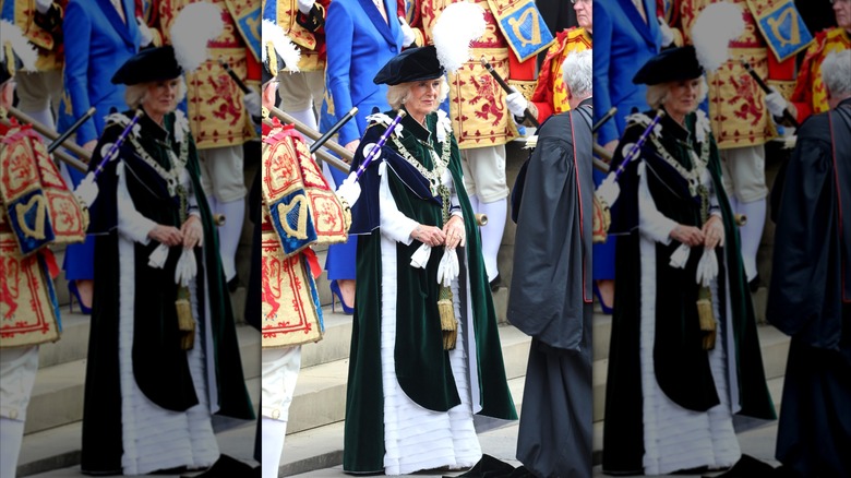 Queen Camilla at her Scottish coronation