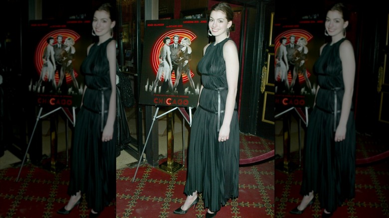 Anne Hathaway posing