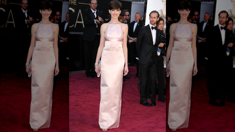 Anne Hathaway posing
