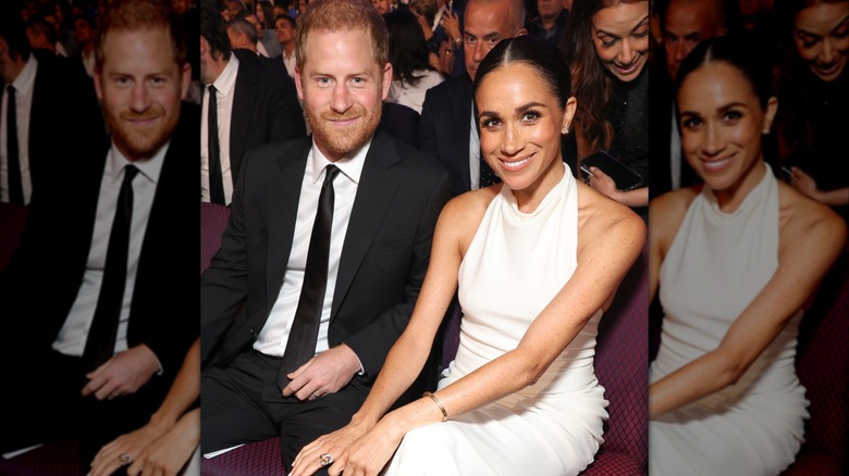 Prince Harry and Meghan Markle at the 2024 ESPY awards