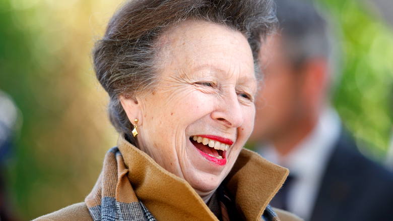 Princess Anne laughing