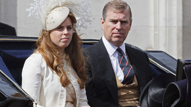 Princess Beatrice shares a carriage with ex-Prince Andrew