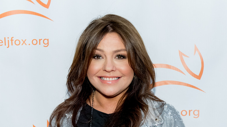 Rachael Ray smiling at a Michael J. Fox Foundation Parkinson's event in 2017