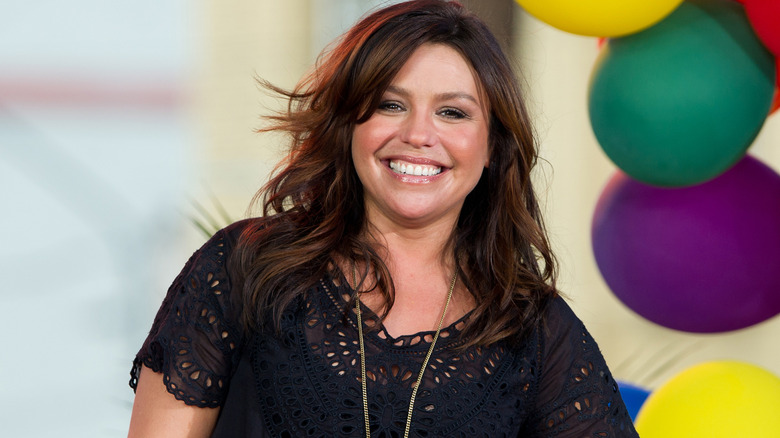 Rachael Ray smiling at the "Great Philly Grill Off" in 2011