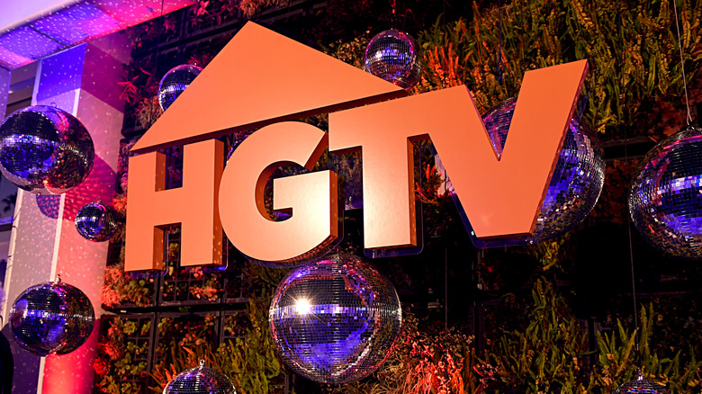 HGTV logo under a magnifying glass