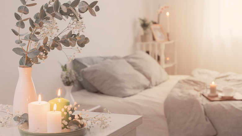 Comfy white bedroom