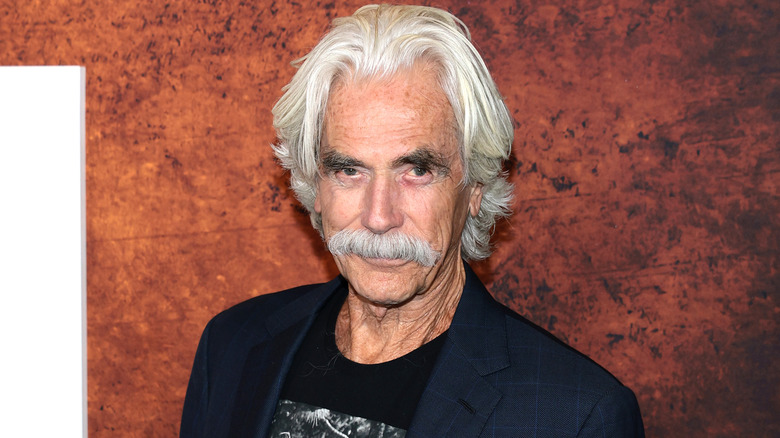Sam Elliott on a Landman premiere red carpet in 2025