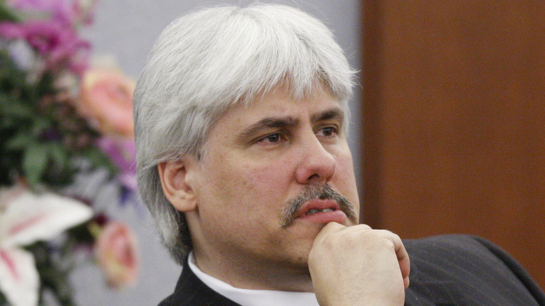 Thomas Riccio in court in 2008 during the O.J. Simpson trial.