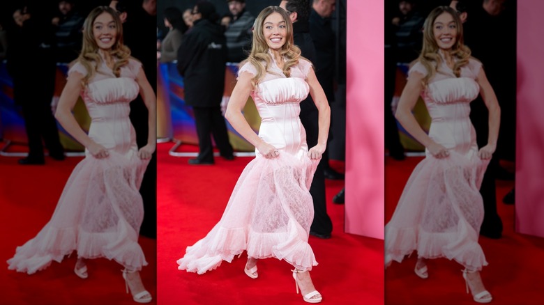 Sydney Sweeney walking