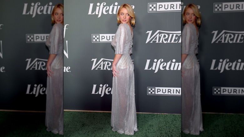 Sydney Sweeney posing