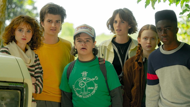 The cast of Stranger Things