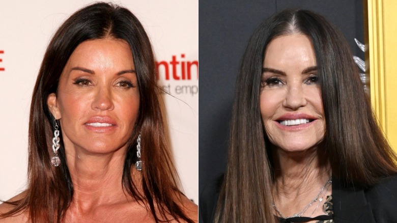 Janice Dickinson at the premiere of "Valentino: The Last Emperor"/Janice Dickinson photographed in 2025