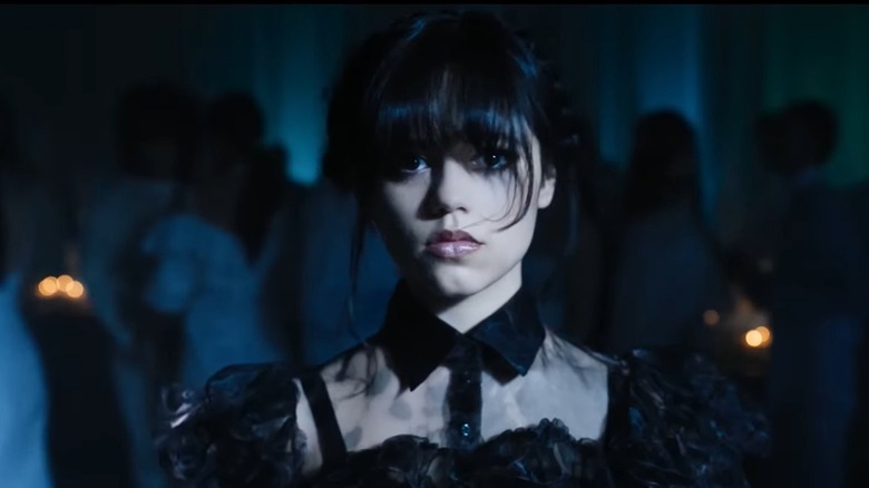 Jenna Ortega as Wednesday in "Wednesday."