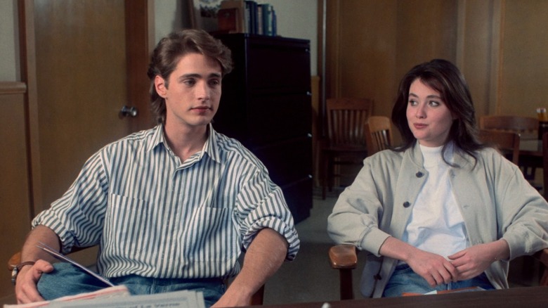 Jason Priestly and Shannen Doherty in "Beverly Hills 90210."