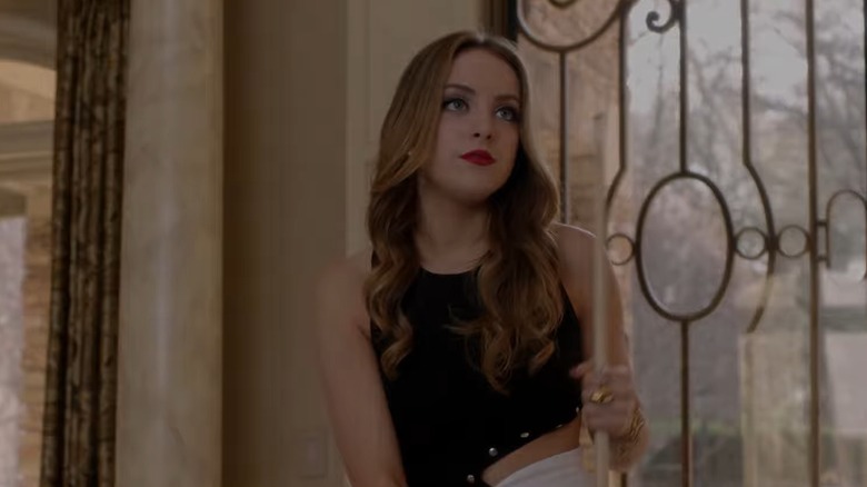 Still of Elizabeth Gillies as Fallon Carrington in "Dynasty."