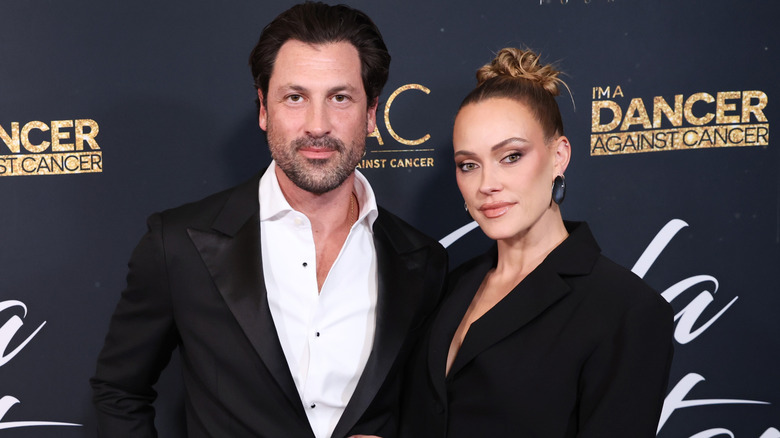 Maks Chmerkovskiy and Peta Murgatroyd on the red carpet