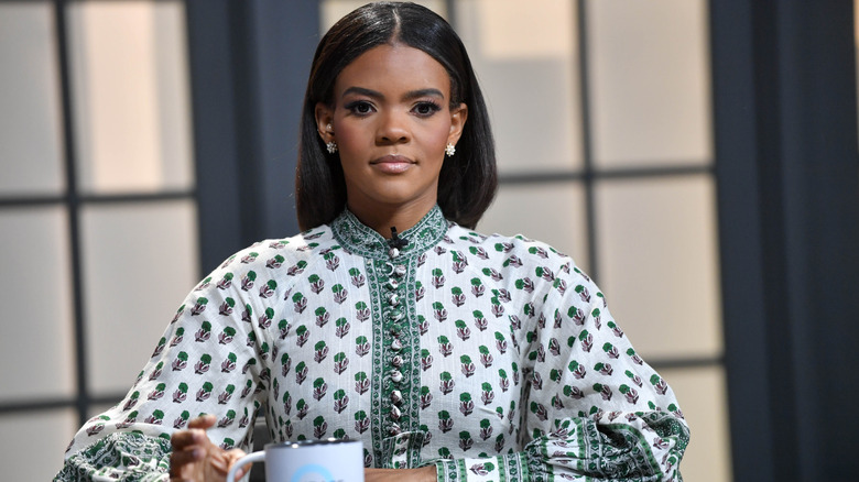 Candace Owens is seen on set of "Candace" in Nashville, Tennessee (2022)