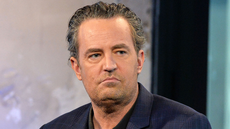 Actor Matthew Perry discusses season 2 of his CBS show "The Odd Couple" at AOL Build at AOL Studios In New York (2016)