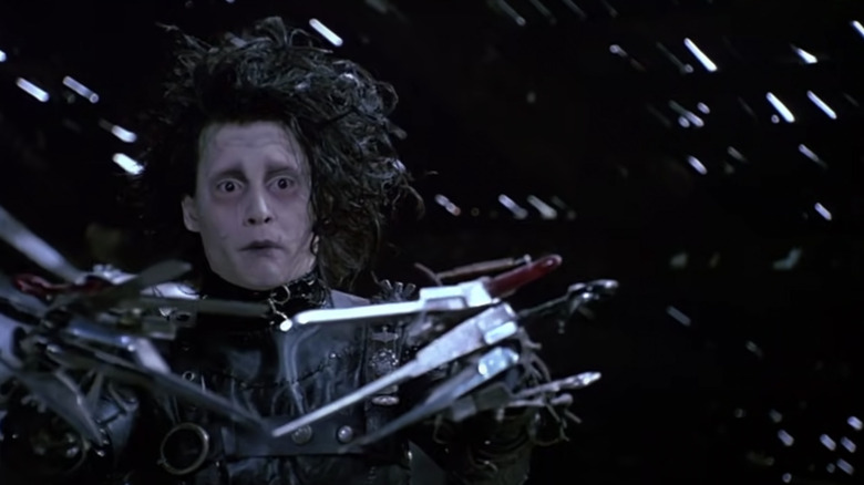 Edward Scissorhands close-up