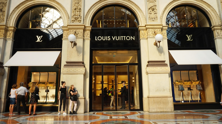 Louis Vuitton storefront 