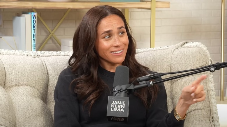 Meghan Markle on the Jamie Kern Lima podcast in April, 2025