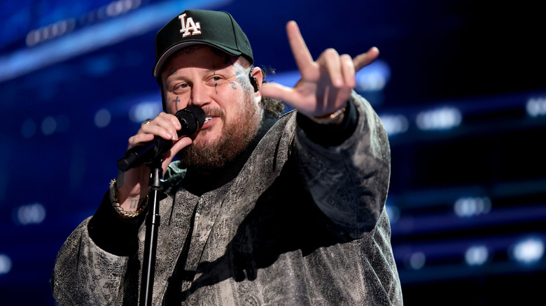 Jelly Roll performing at the FIREAID Concert for California Wildfire Relief in 2025