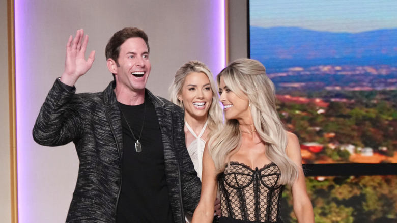 Tarek and Heather El Moussa coming out and Christina Haack turning her head