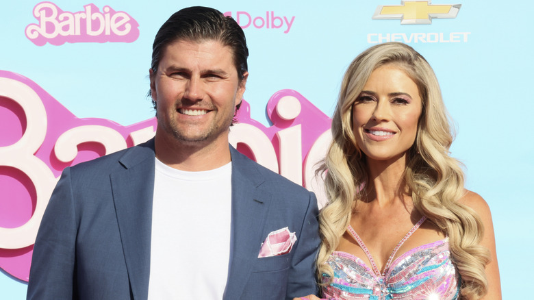 Josh Hall and Christina Haack at a Barbie event