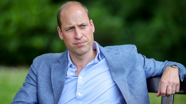 Prince William frowning 