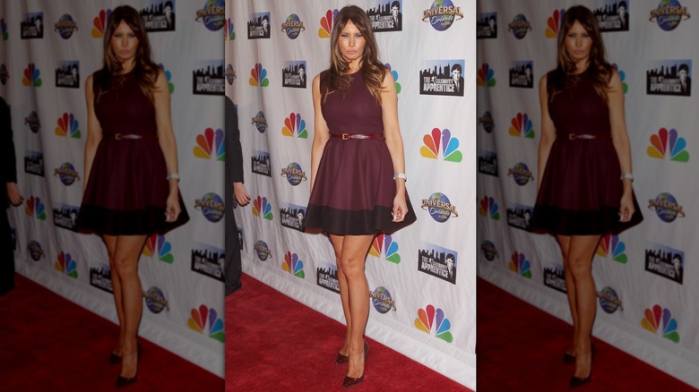 Melania Trump attends "The Celebrity Apprentice" season finale at Trump Tower on February 16, 2015