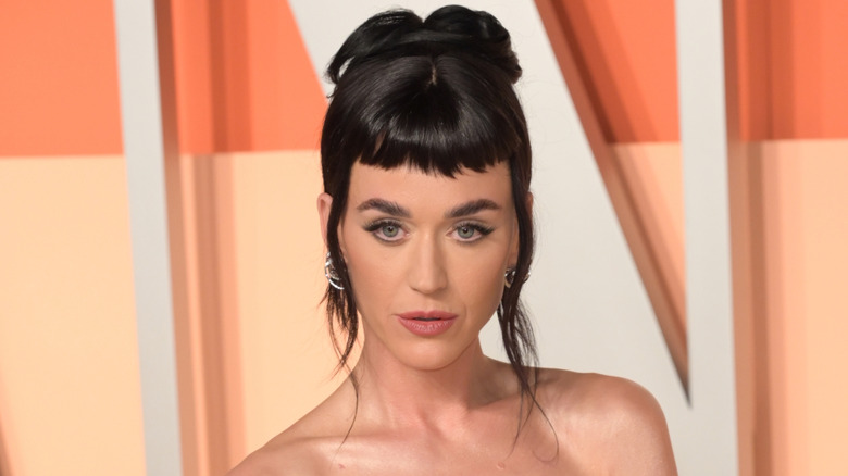 Close-up of Katy Perry posing