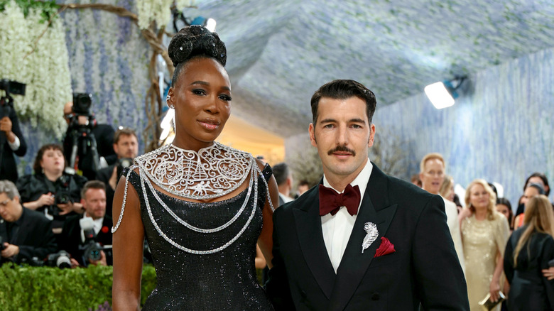 Venus Williams and Andrea Preti attending the Met Gala