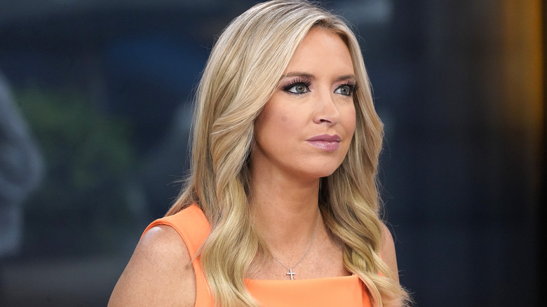 Kayleigh McEnany looking serious