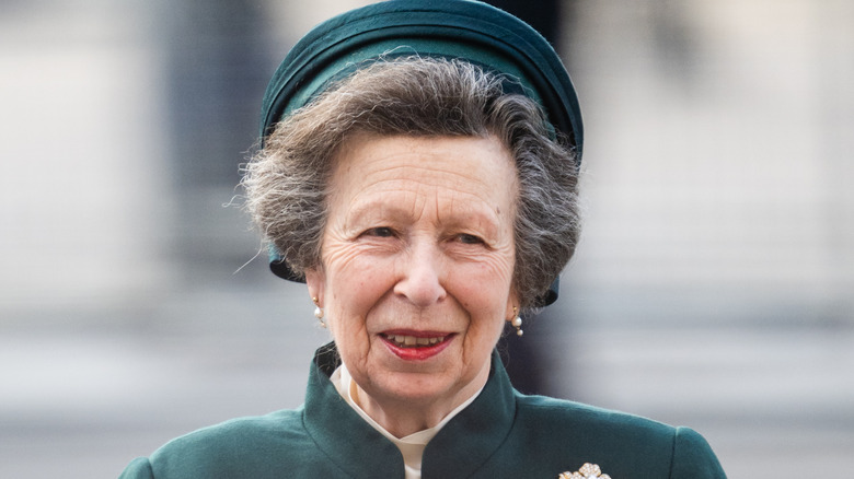 Princess Anne smiling