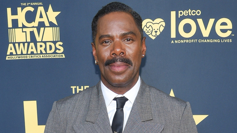 Colman Domingo posing at an awards show