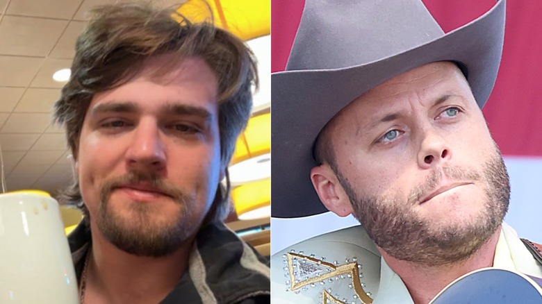 Side by side images of Gavin Adcock and Charley Crockett