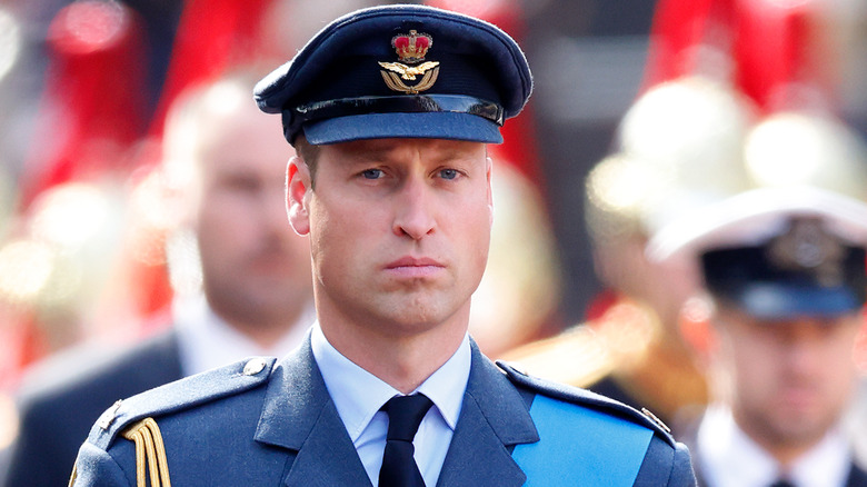 Prince William closeup in uniform