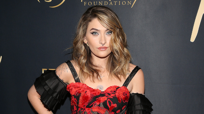 Paris Jackson at the Ryan Gordy Foundation in 2019