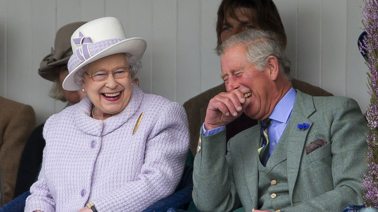 Elizabeth and Charles laughing 
